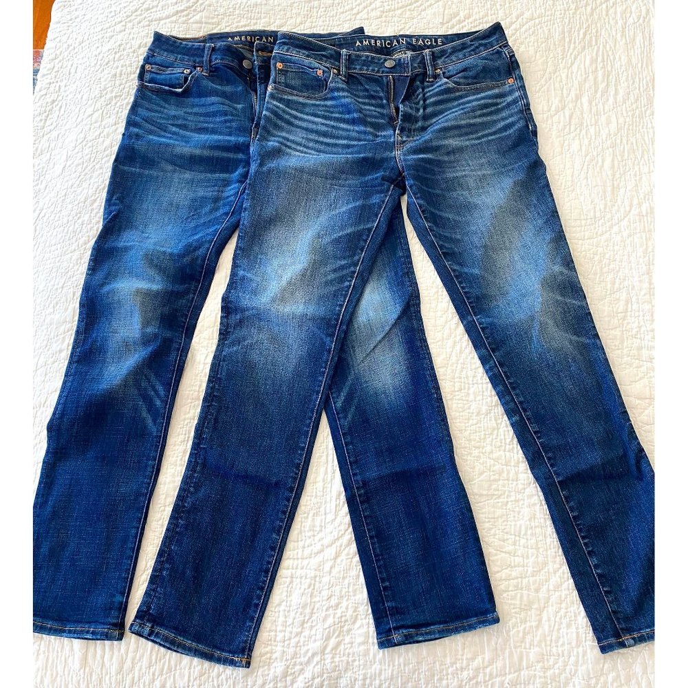 American Eagle - 2 pair slim fit jean 34x34